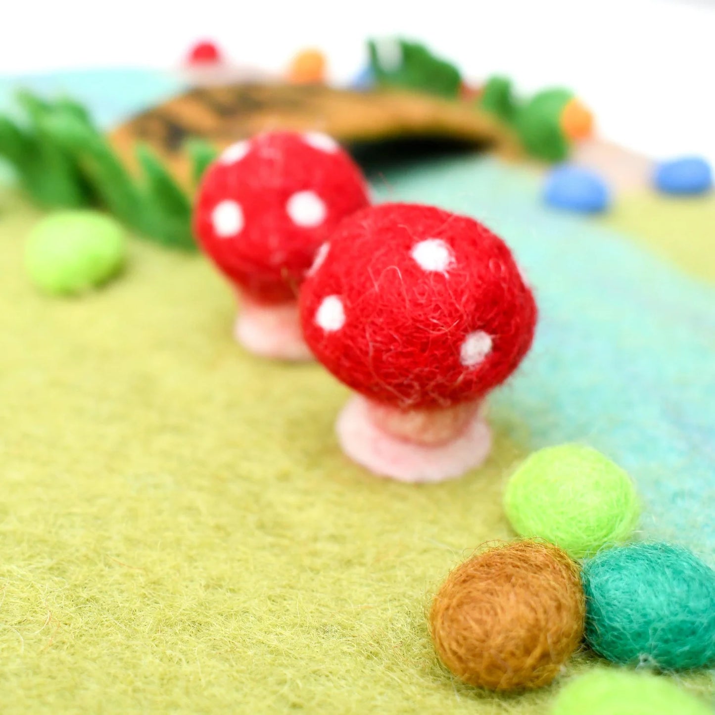 Fairy River and Bridge Play Mat Playscape