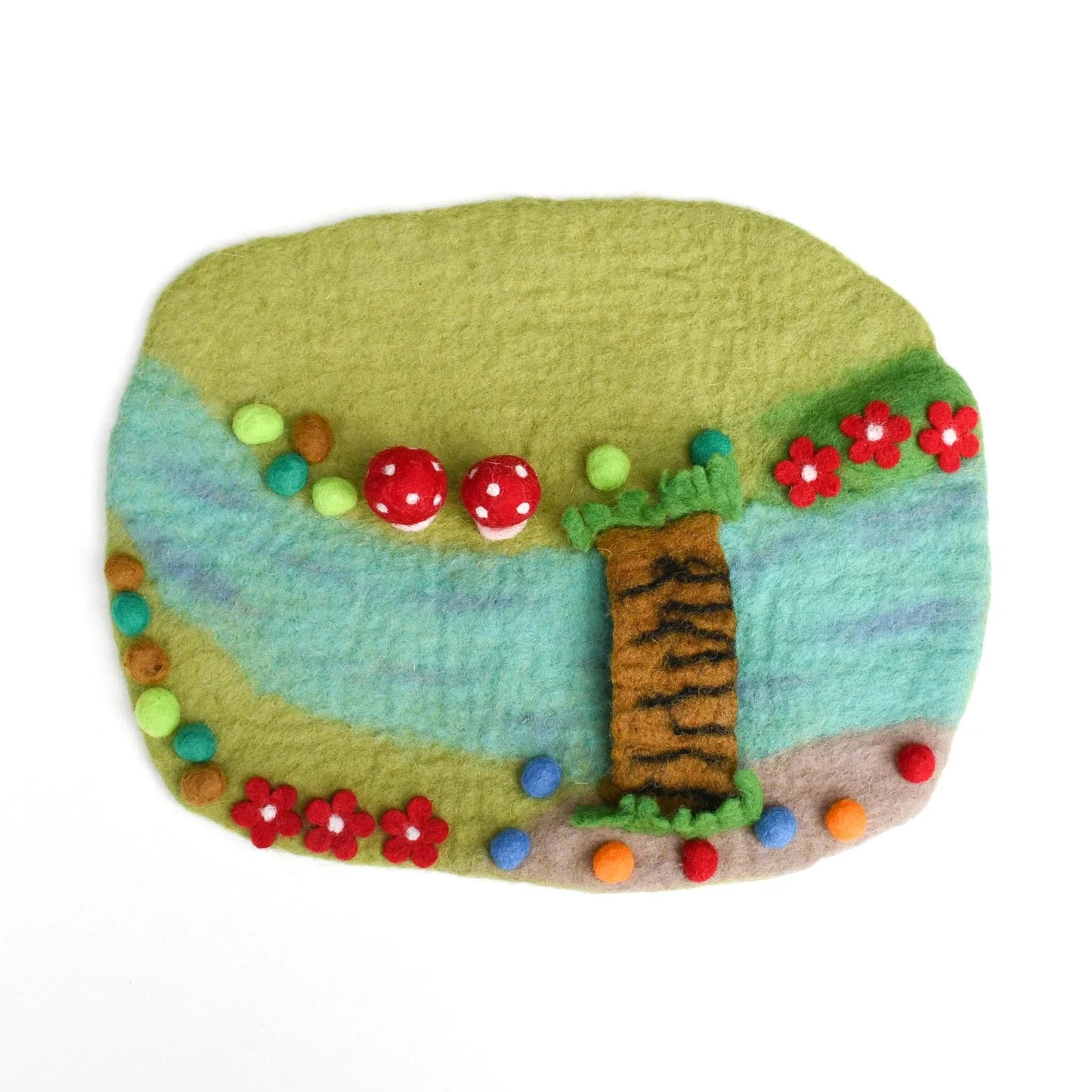 Fairy River and Bridge Play Mat Playscape