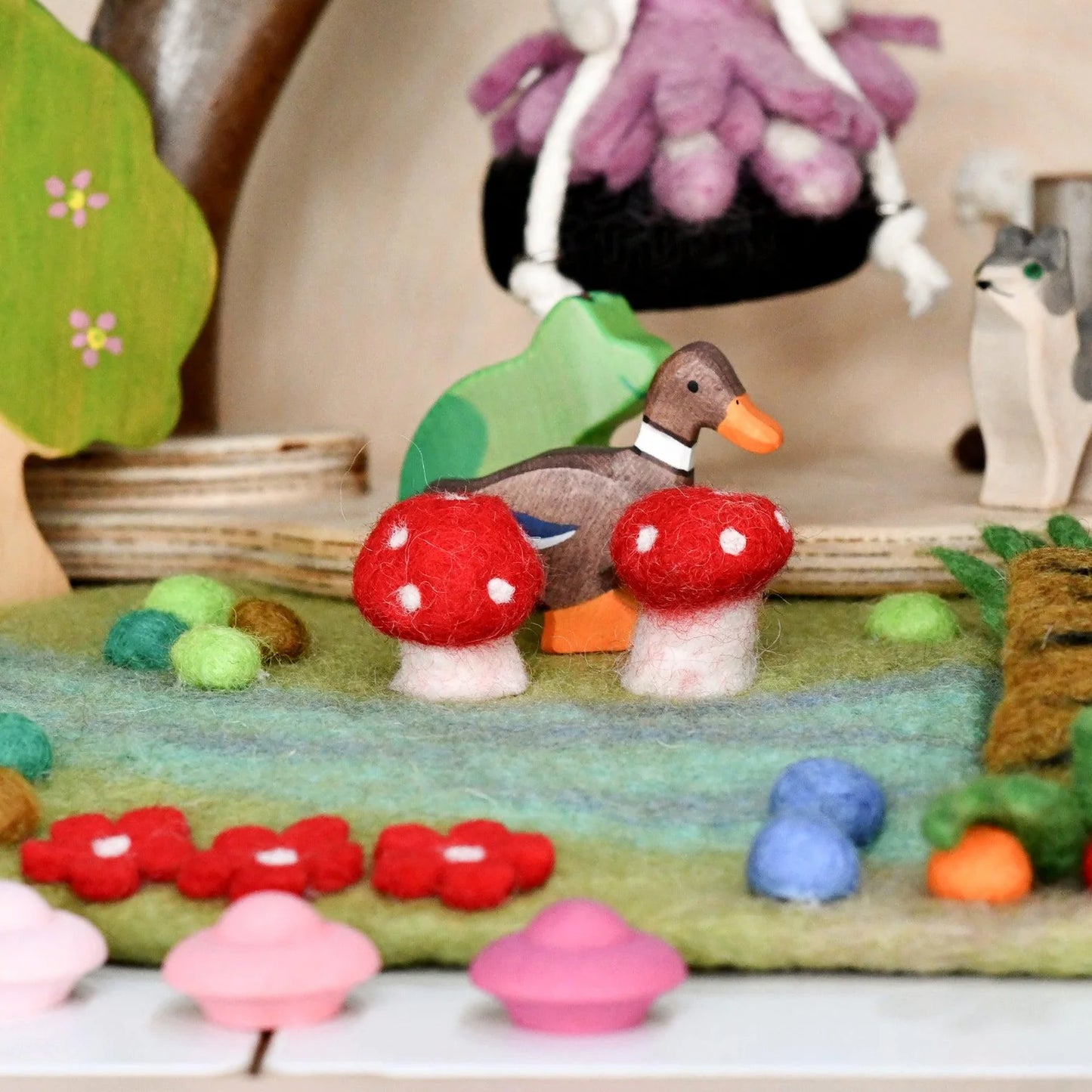 Fairy River and Bridge Play Mat Playscape