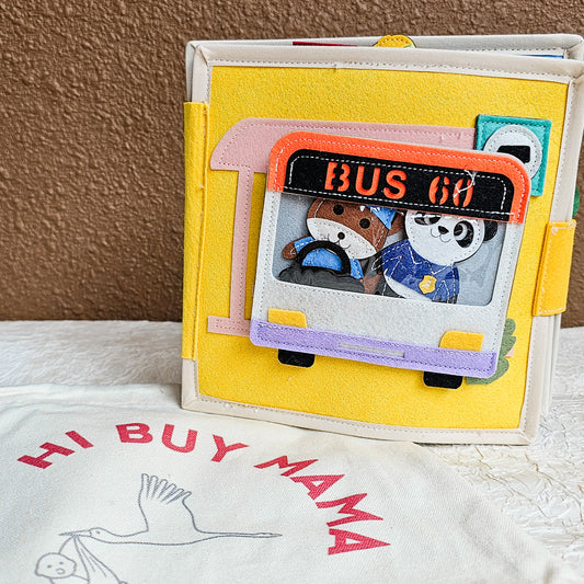 Wheels in Motion Busy Book