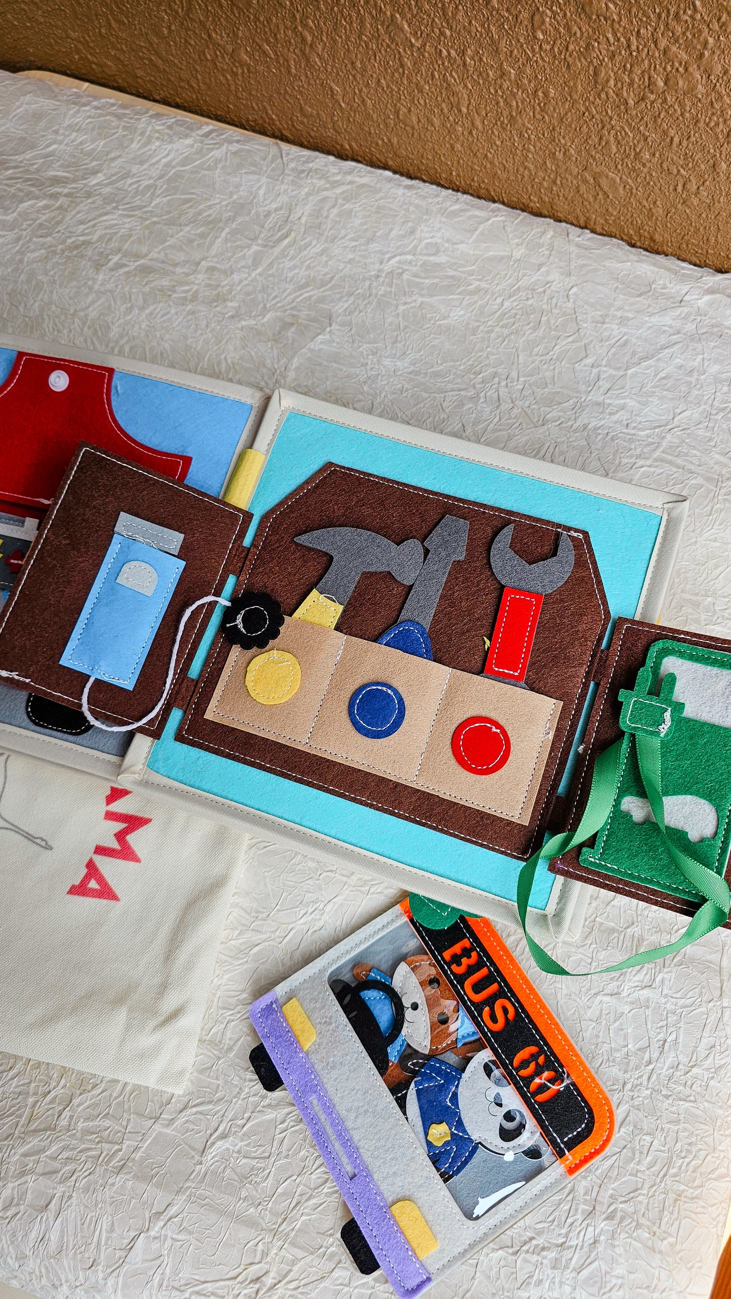 Wheels in Motion Busy Book