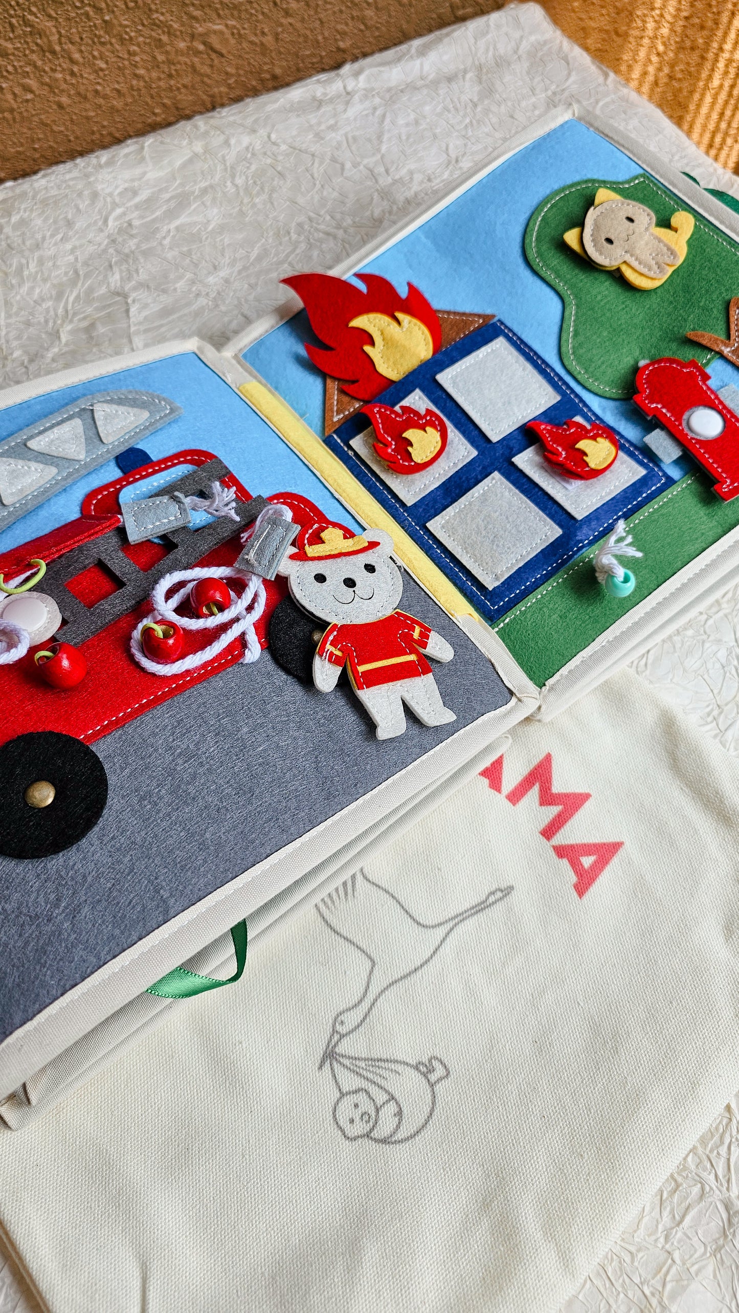 Wheels in Motion Busy Book