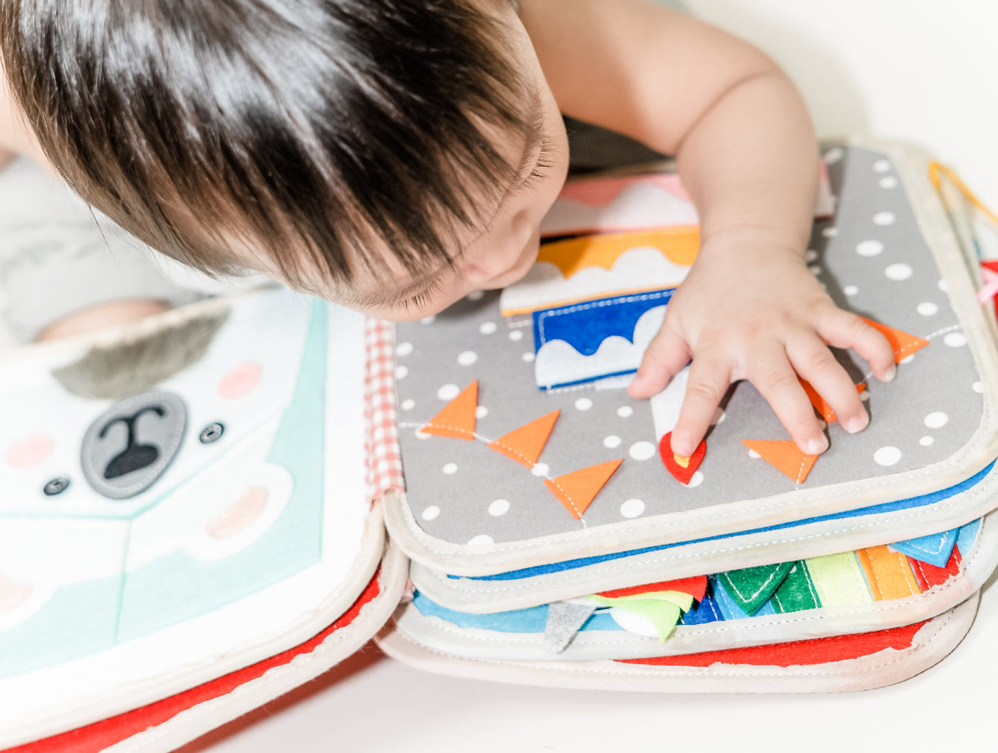 Friendly Hedgehog Toddler Busy Book
