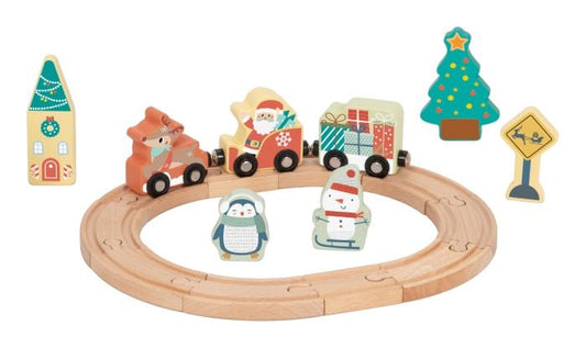 Christmas Tabletop Railroad