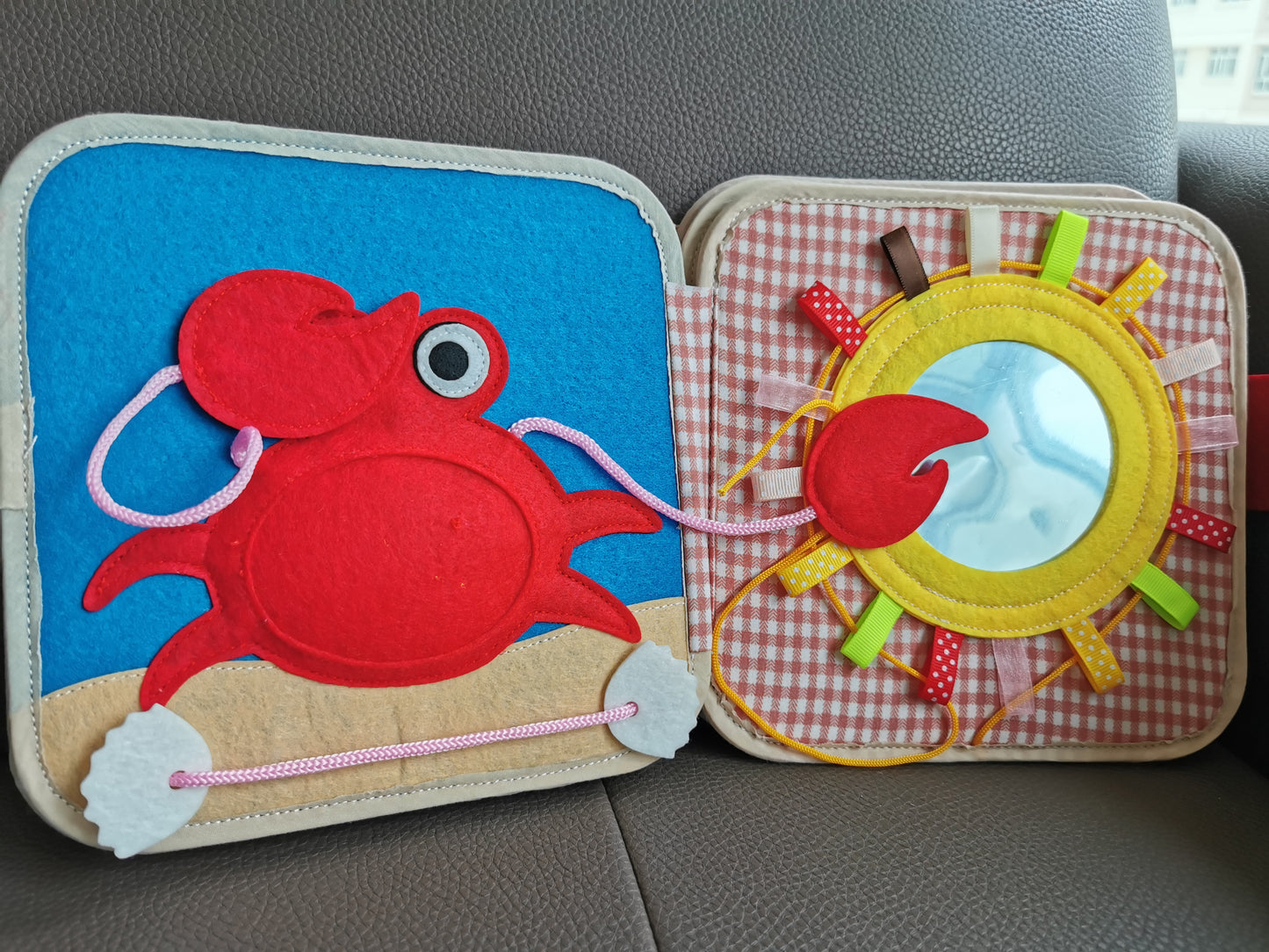 Friendly Hedgehog Toddler Busy Book