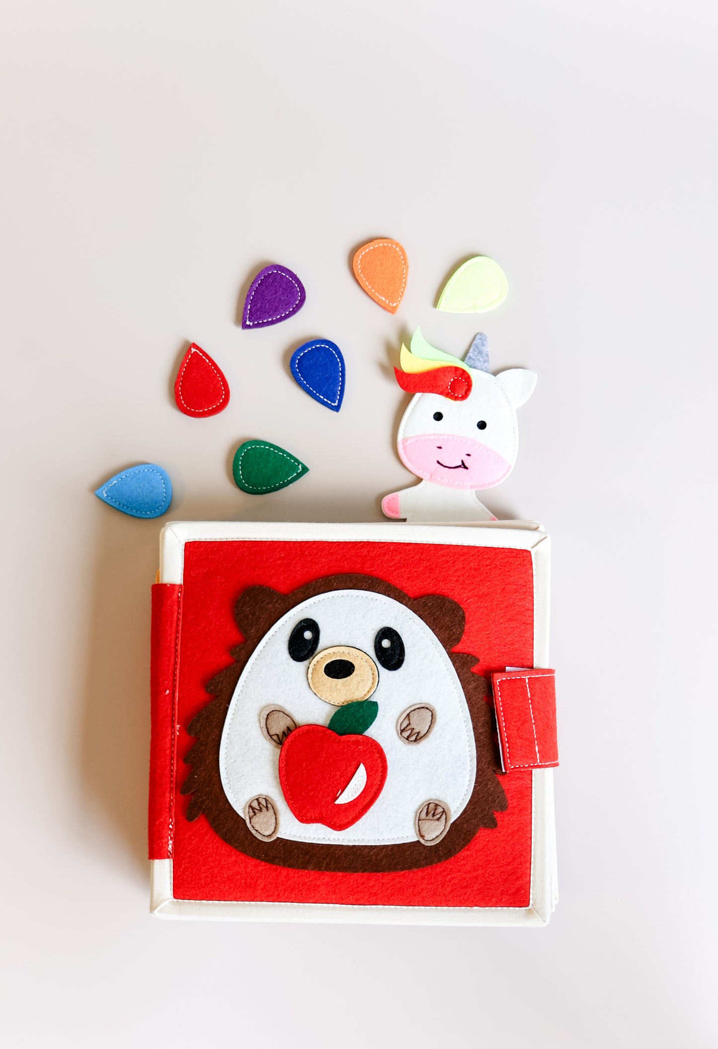 Friendly Hedgehog Toddler Busy Book