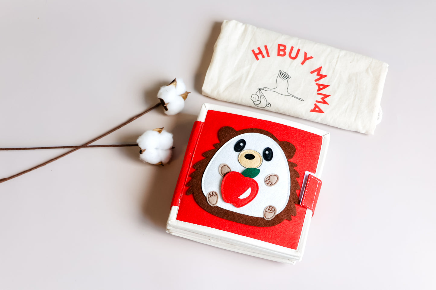 Friendly Hedgehog Toddler Busy Book